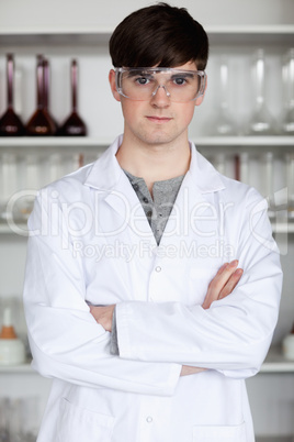 Portrait of a male scientist posing Portrait of a male scientist posing