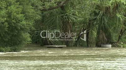 Flash flooding in Australia swamps recreation area