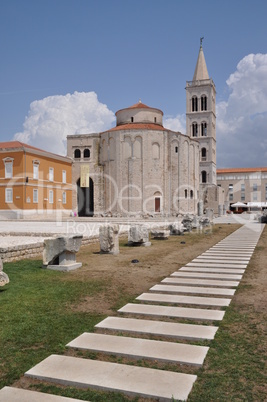 Römisches Forum und Donatuskirche in Zadar