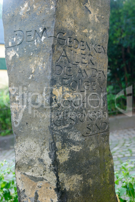 Gedenksäule für AIDS-Opfer