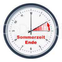 Sommerzeit endet