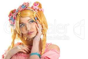 Lolita doll character portrait young woman