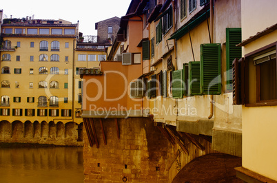 Architectural Detail near Ponte Vecchio, Florence