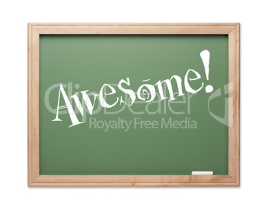 Awesome! Green Chalk Board Kudos Series