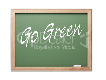 Go Green Green Chalk Board Series