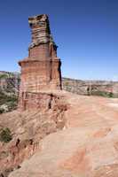 The Light House Formation in Palo Duro Canyon.