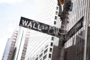 Wall Street in New York