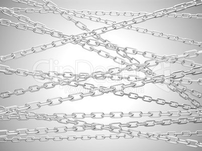 Protection: chrome chain links