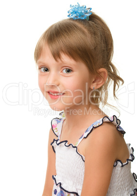 Portrait of a cute little girl