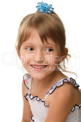 Portrait of a cute little girl