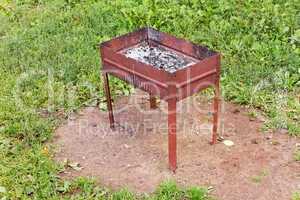 Brazier after cooking