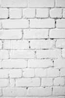 White brick wall