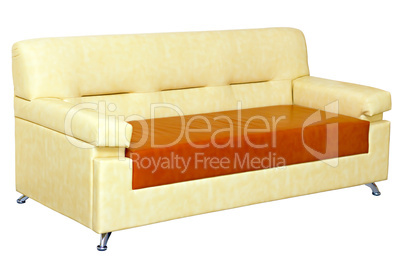 light leather sofa modern design