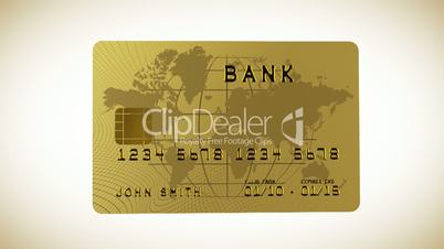 Gold credit card