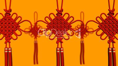 Moving of 3D Chinese knot.culture,oriental,year,festival,lunar,china,