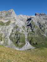 Harsh Mountains In Canton Glarus