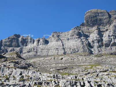Karst Rocks In Canton Glarus