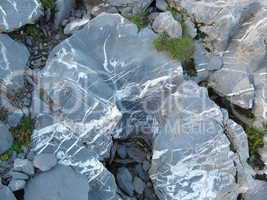 Rocks Polished By A Glacier