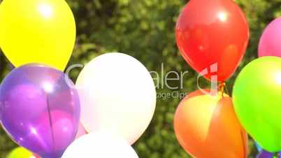 multicoloured balloons