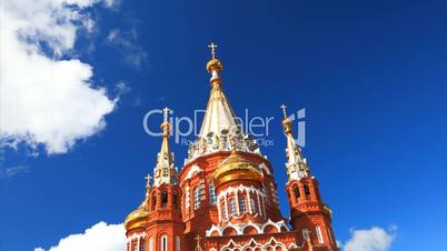 Svyato Mihailovsky Cathedral Izhevsk  timelapse