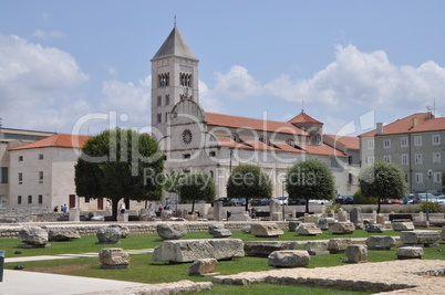 Römisches Forum und Marienkirche in Zadar
