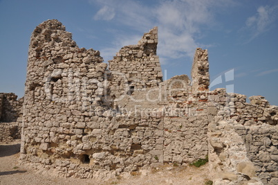 Festung an der Festungsbrücke in Pag, Kroatien