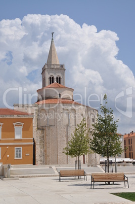 RÃömisches Forum und Donatuskirche in Zadar