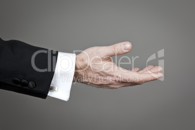 businessmans hand