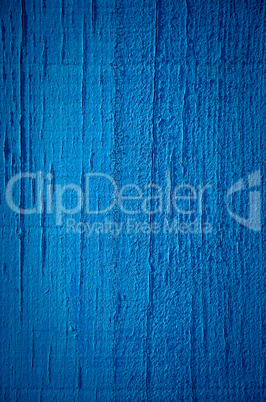Blue paint on wood background