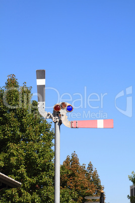 Old style Railroad Semaphore - Signaling Device.