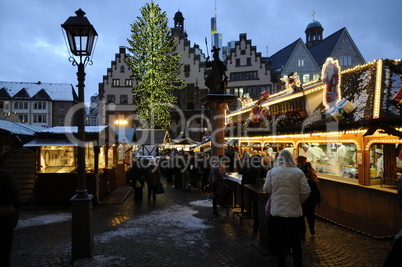 Weihnachtsmarkt auf dem Frankfurter Römer