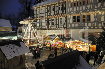 Weihnachtsmarkt in der Burg in Michelstadt