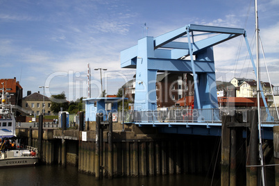 Klappbrücke in Cuxhaven