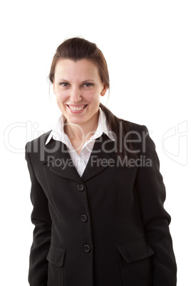 Smiling business woman.