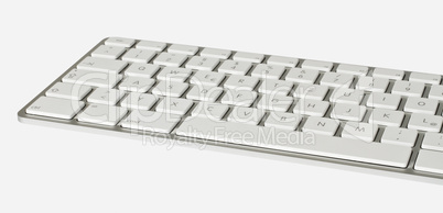 Keyboard in close up