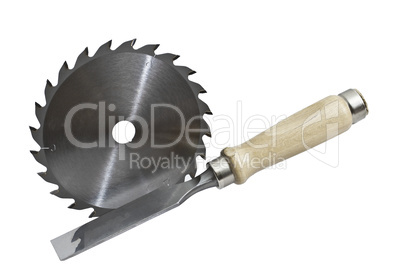 circular saw and broach