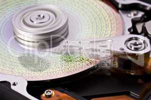 Hard disk drive with fingerprint - one-six