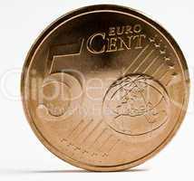 five euro cent coin