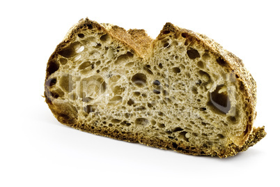 Fresh german bread on light background