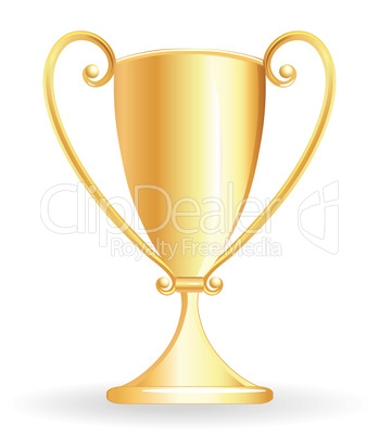 Champion cup - goblet golden