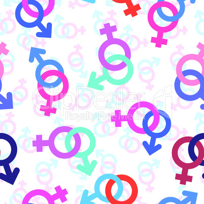 Seamless gender background