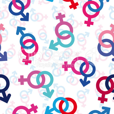 Seamless gender background