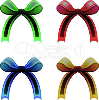 ribbons colored vectors