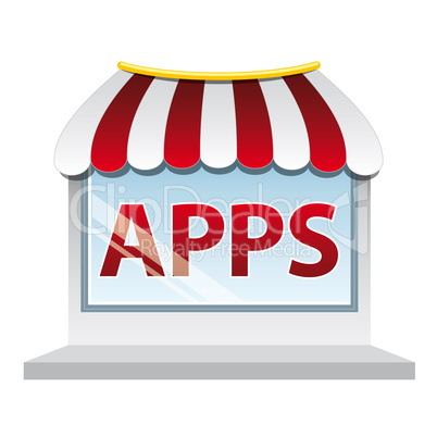Apps shop window