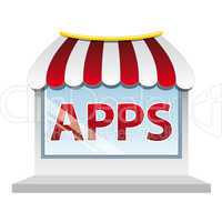 Apps shop window