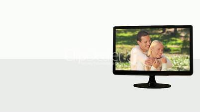 Bildschirm mit Paaren