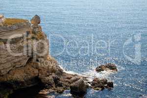 Rocky cliffs, the Black Sea coast