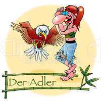 Hatha Yoga Asanas: Der Adler