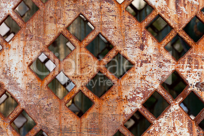 background of abstract construction of iron