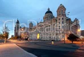 Waterfront in Liverpool